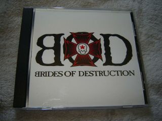 Brides Of Destruction (nikki Sixx) Rare Cd Promo Only White Cover Pre - Release