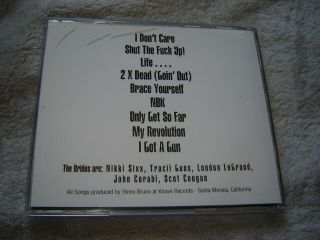 Brides of Destruction (Nikki Sixx) rare CD promo only white cover pre - release 2