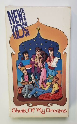 Oop Rare 1990 Cbs Kids On The Block Vhs Animation Sheik Of My Dreams Htf