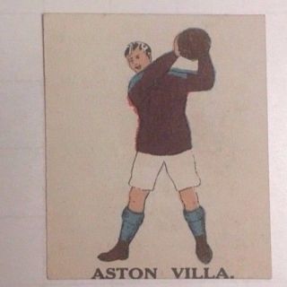 Rare J.  C.  Battocks Aston Villa Collectors Football Card In Very Good Cond.  1920 