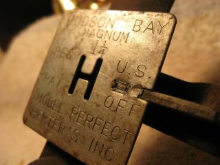 1 1/4 Herter ' s Hudson Bay Magnum Model Perfect trap antique vintage 2