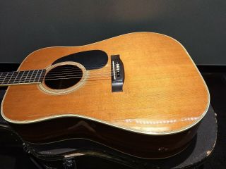 Rare Vintage Yamaki 130 Acoustic Guitar W Hard Shell Case