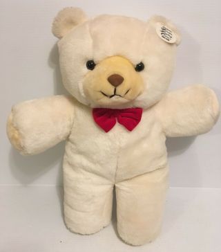 Gerber Tlc (tender Loving Care) White Teddy Bear - Vintage 20 " Plush