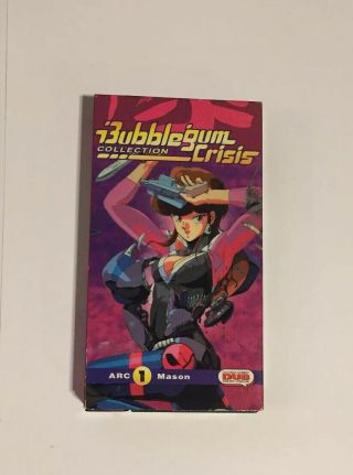 Bubblegum Crisis Vol 1 Rare Anime 1987