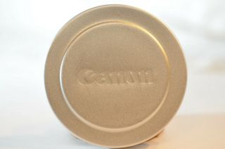 Canon Metal Silver Chrome Slip On Cap 72mm For Rf 50mm 0.  95 Dream Lens Rare