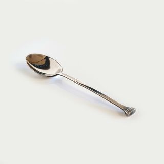 Solid Silver Art Deco Tea Spoon Sheffield 1929 By Mappin & Webb