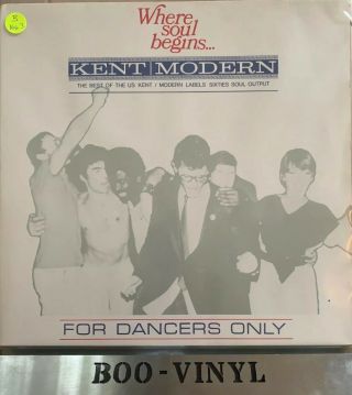 Kent Modern.  Where Soul Begins For Dancers Only Uk Vinyl Lp 60 