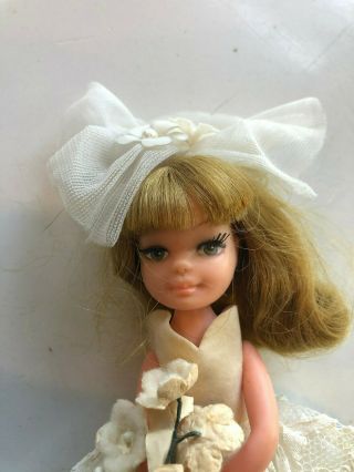 Vintage Uneeda Tiny Teen Bride Doll U D Co.  1967 Hong Kong