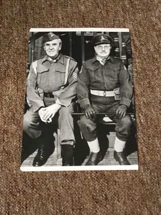 Dad’s Army - Rare Press Photo.  Arthur Lowe & John Le Mesurier