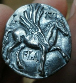 Very Rare Ancient Roman Silver Military Legion Leg Xvi Fl Ring Circa 58 Bc - 50 Ad