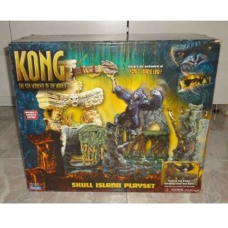King Kong 8th Wonder Of The World 2005 Skull Island Playset Rare Vintage