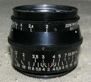 JUPITER 8 2/50 064019 Black early Rare Russian USSR lens M39 FED Zorki Leica 2