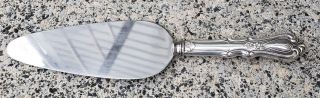 Vintage Sterling Handle 9.  75 " Pie Or Cake Server Stainless Blade Heart Shape