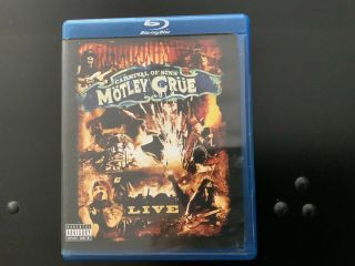 Motley Crue - Carnival Of Sins Live (blu - Ray Disc,  2008) Very Rare Oop No Book