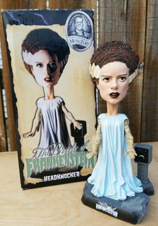 Universal Studio Monsters " The Bride Of Frankenstein " Headknocker Neca Rare