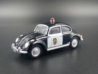 Vw Volkswagen Beetle Bug Sioux Falls Sd Police Rare 1:64 Scale Diecast Model Car