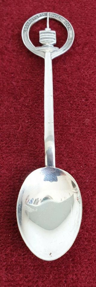 Rare Donuturum Wien Stephansdom Vienna Austria 800 Silver Souvenir Spoon 252m