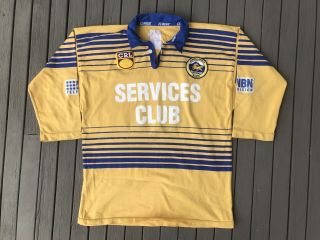 Vintage Murwillumbah Mustangs Country Rugby League Jersey Long Sleeve Rare Xlfit