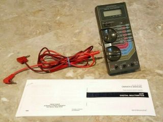 Radio Shack Micronta 22 - 185a Digital Lcd 23 Range Multimeter (leads)