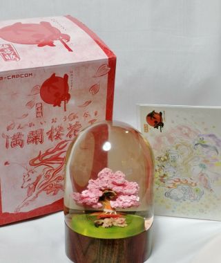 Rare Okami Amaterasu Figure Zekkei Ban Limited Edition Snow Globe From Japan