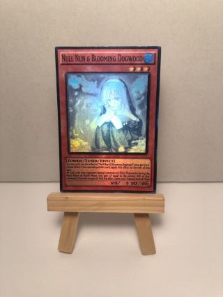 Yugioh Custom Orica Proxy Card – Ghost Rare Null Nun & Blooming Dogwood