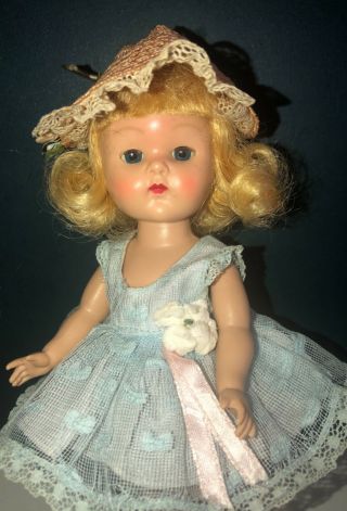 Vintage Vogue Ginny Doll In Her Medford Tagged Away We Go Dress
