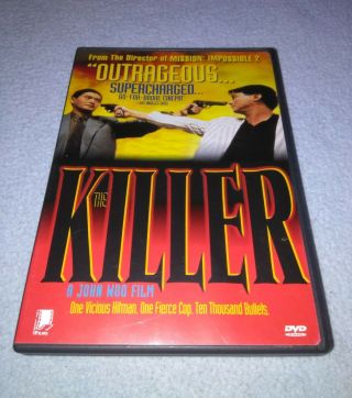 The Killer (dvd,  2000) John Woo Film Rare Oop