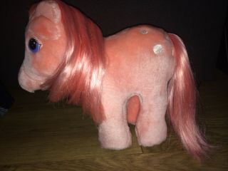 Vintage,  Hasbro Softies,  My Little Pony,  Cotton Candy,  10 " Plush Doll,  1984