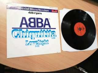 Abba - 12 " Single - Chiquitita - Lovelight - Rare - Special Disco Version - Import