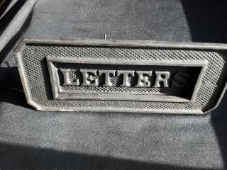 Vintage Cast Iron Letter Box