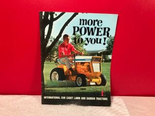 Rare 1960s International Harvester Cub Tractors Advertising Brochure