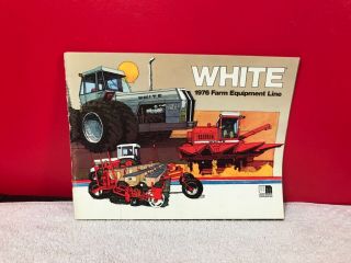 Rare 1976 White Oliver Farm Equipment Dealer Advertising Brochure