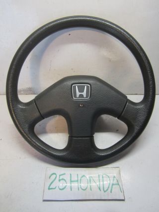 1988 - 1991 Honda Civic Crx Si Factory Steering Wheel Oem Jdm Rare Cr - X 2g Ef