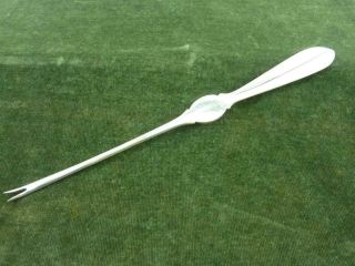 A Vintage Walker And Hall Silver Plated Bone Marrow Spoon