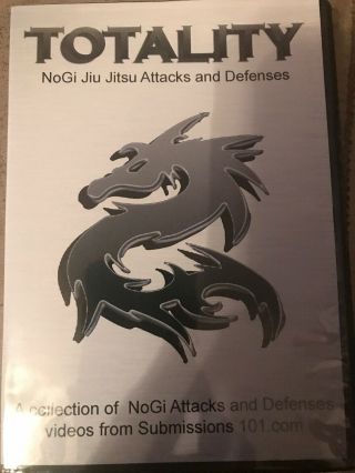 Totality - No Gi Jiu Jitsu Attacks & Defenses Dvd Instructional Rare - 10th Planet
