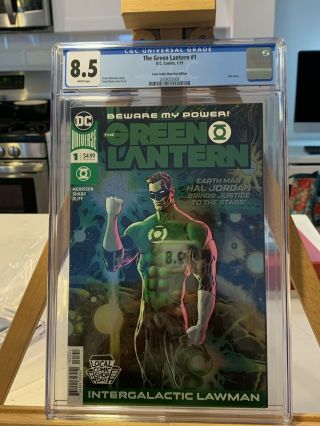 Green Lantern 1 Lcsd Foil Rare 1 Of 500 Local Comic Shop Day Cgc 8.  5