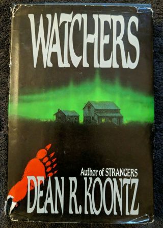 The Watchers Book Club Edition Dean Koontz 1987 Rare