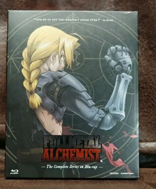 Fullmetal Alchemist Complete Series (2003) Limited Edition Blu - Ray Rare Oop