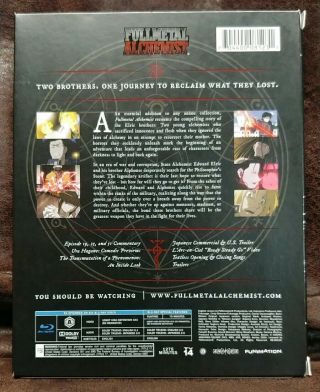 Fullmetal Alchemist Complete Series (2003) Limited Edition Blu - Ray RARE OOP 3