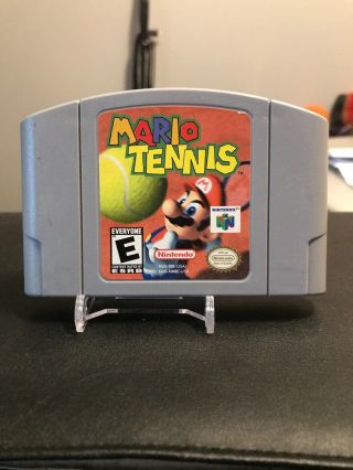 Mario Tennis (nintendo 64 Game Cartridge) Vintage Classic Great N64 Rare