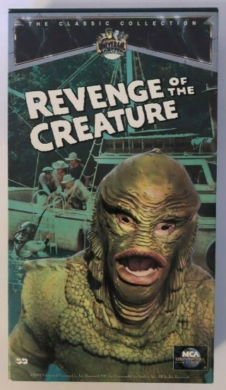 Revenge Of The Creature Rare & Oop Horror Movie Mca Universal Video Vhs