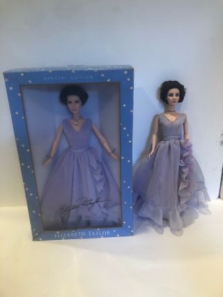 2 White Diamonds Barbie Mattel Elizabeth Taylor Doll One And One Loose