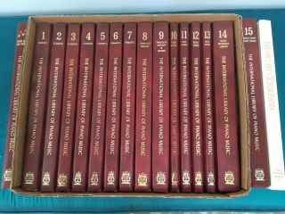 The International Library Of Piano Music Home & Studio 15 Vol H/c Book Set Rare