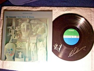 The Rascals Gene Cornish " Once Upon A Dream " Autographed Record Vinyl By 2 Rare