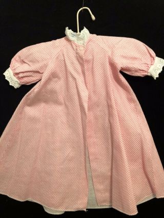Vintage Madame Alexander Tagged 18 " Binnie Walker Cissy Élise Pink & White Robe