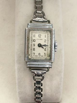 Swiss Cyma Ladies Vintage Art Deco 15 Jewel Watch - Going