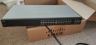 Cisco SG200 - 26 • Cisco Small Business 26 - Port Gigabit Switch.  Rarely 3