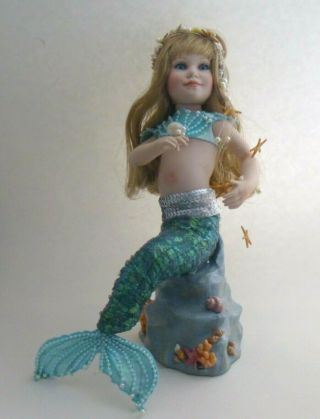 Vintage Danbury Mermaid Doll Serena By Judy Belle