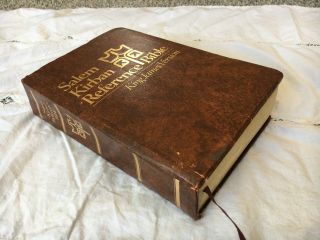 Rare 1st Edition Salem Kirban Reference Bible Kjv Imitation Leather 1979