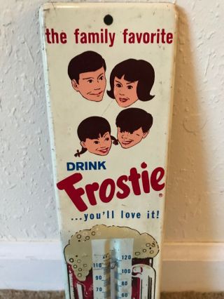 RARE DRINK FROSTIE ROOT BEER THERMOMETER THE FAMILY FAVORITE 2